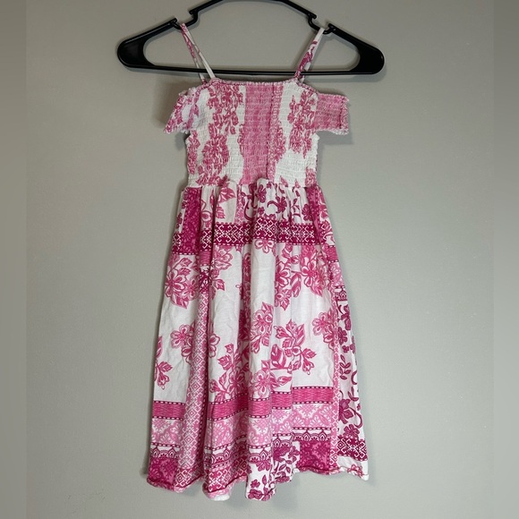 The Children’s Place Pink and White Smocked Sundress, Size 5/6 - Picture 5 of 5